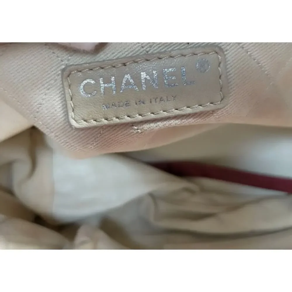 CHANEL 31 Rue Cambon Red Leather Handbag EUC